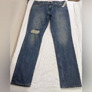 Hudson Jeans Men's Distressed Indigo Straight Jeans